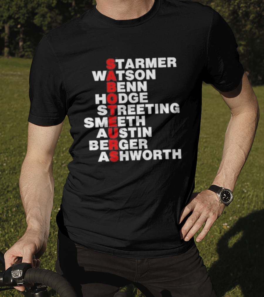 Angrybirdju Saboteurs Starmer Watson Benn Hodge Streeting Smeeth Austin Berger Ashworth T-Shirt