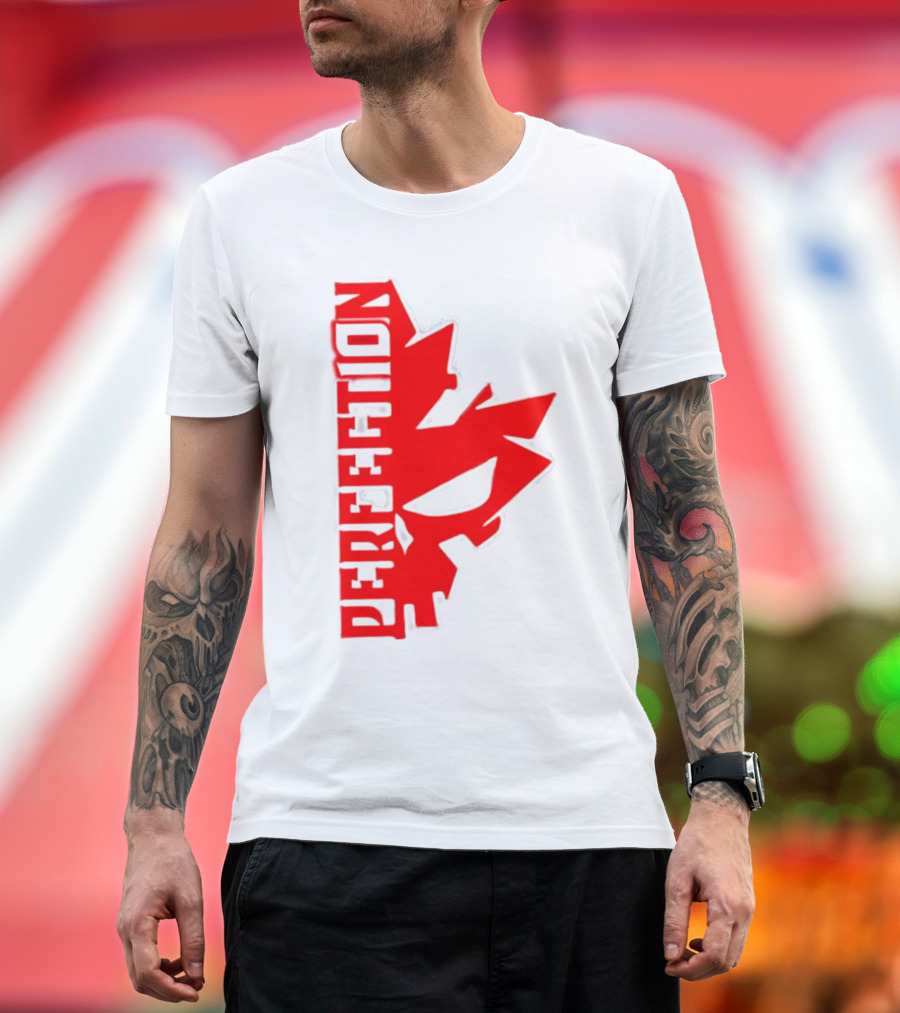 PERFECTION 10 Half Skull T-Shirt