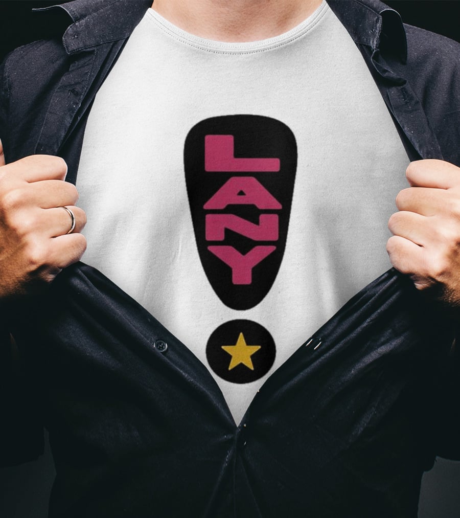 LANY Exclamation Mark With Yellow Star T-Shirt