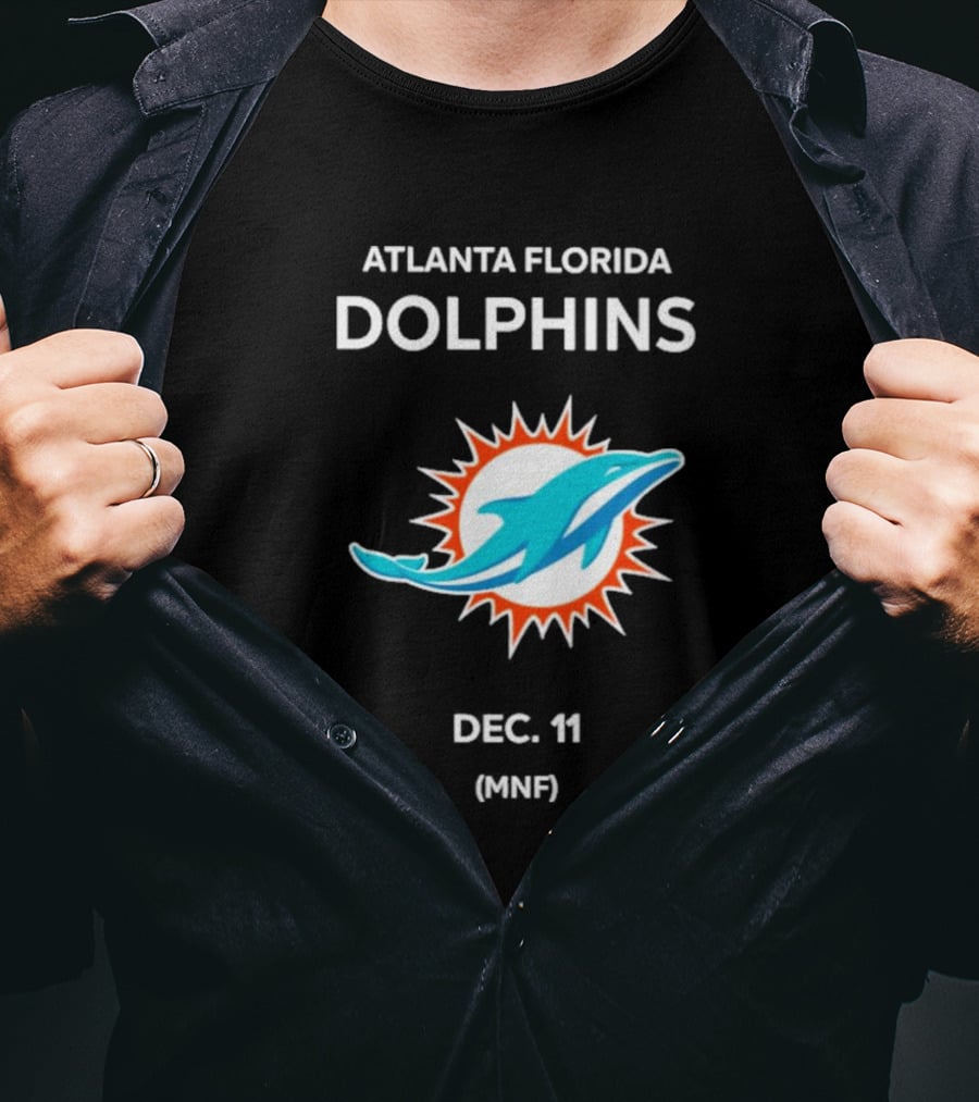 Atlanta Florida Dolphins Dec 11 MNF T-Shirt