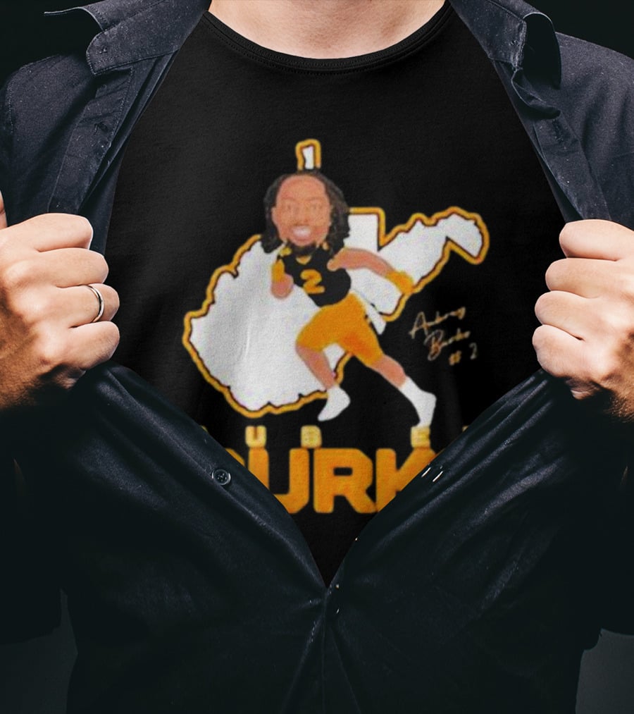 Aubrey Burks Fan 1 Football Player Art #2 T-Shirt