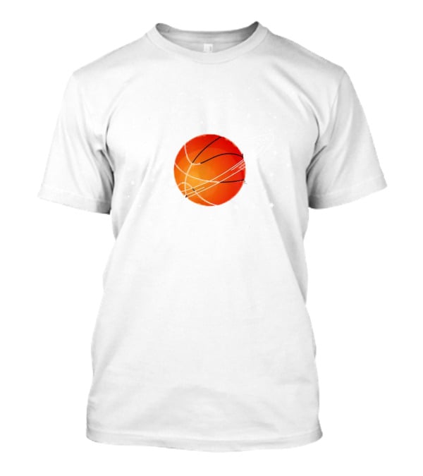 Basketball Lovers Basketball Player Galaxy Planet Basketball Space T-Shirt