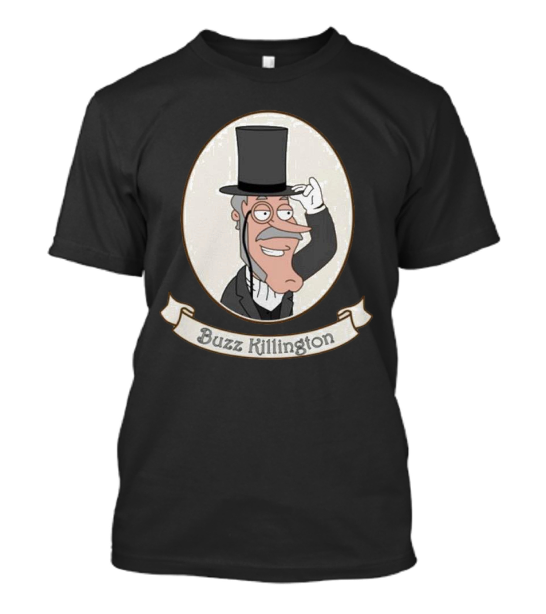 Buzz Killington Family Guy Character In Formal Attire With Top Hat T-Shirt