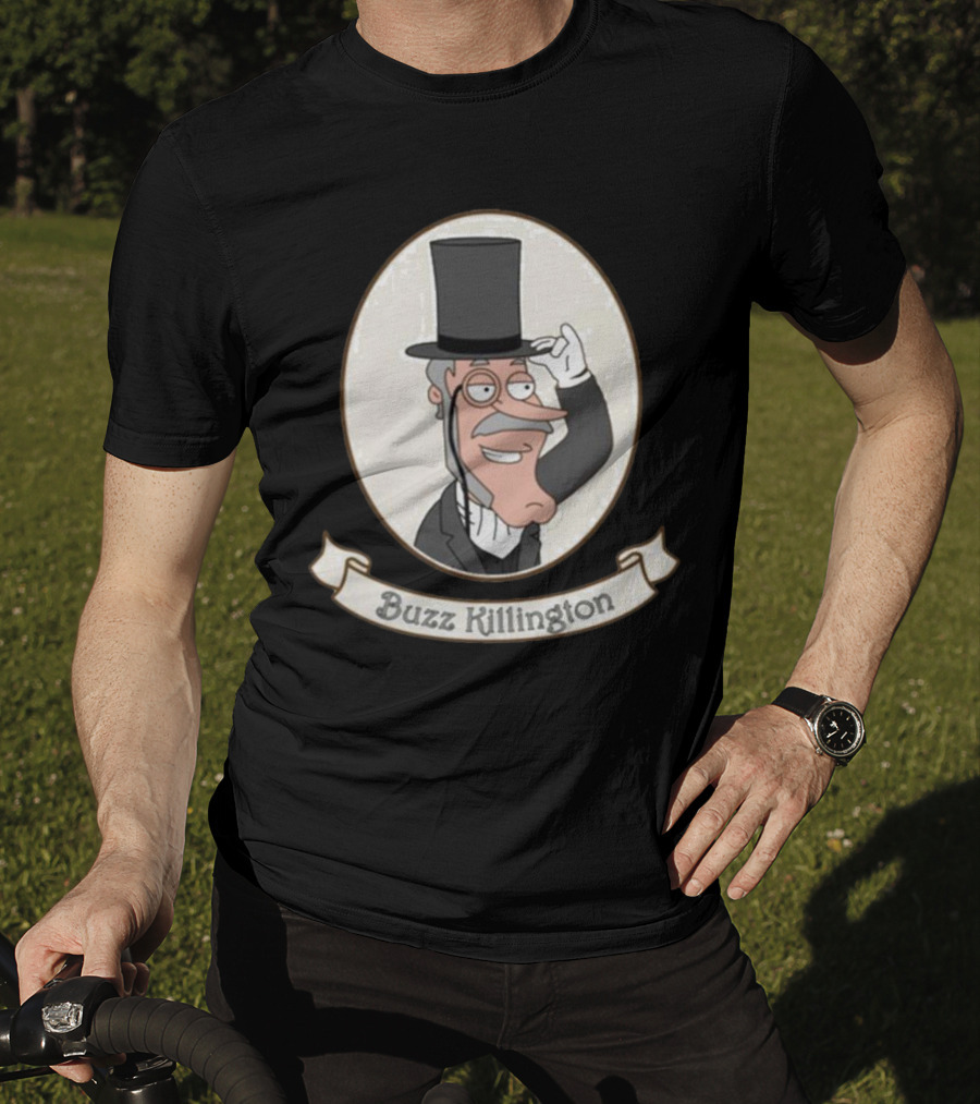 Buzz Killington Family Guy Character In Formal Attire With Top Hat T-Shirt