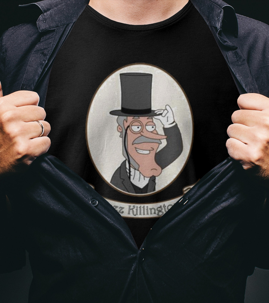 Buzz Killington Family Guy Character In Formal Attire With Top Hat T-Shirt
