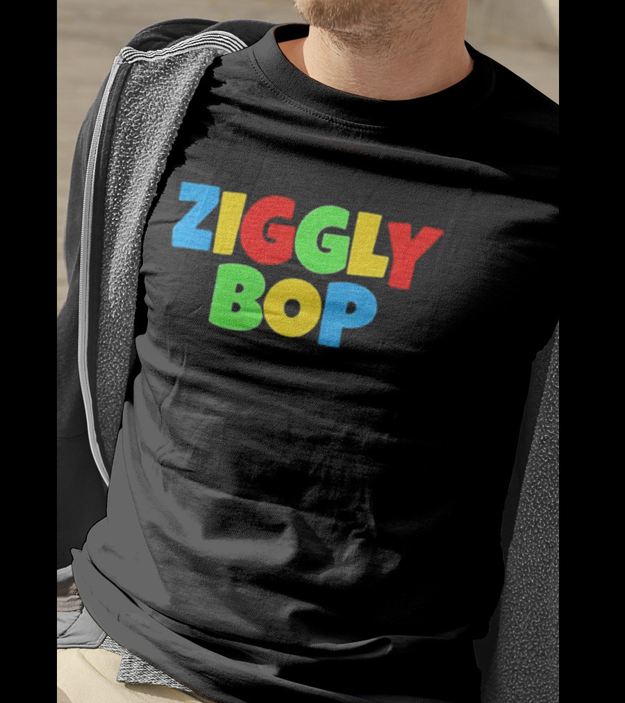 Ziggly Bop Colorful 90s Style Fun Letters T-Shirt