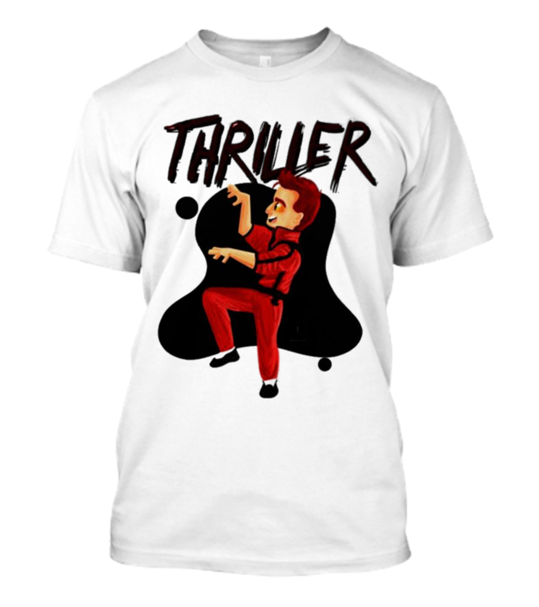 Crowley Thriller Cartoon Dance Good Omens T-Shirt
