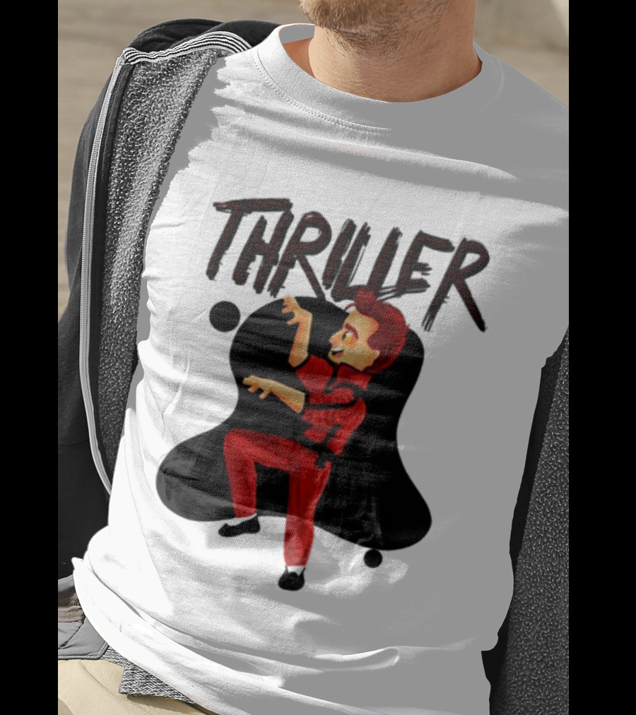 Crowley Thriller Cartoon Dance Good Omens T-Shirt