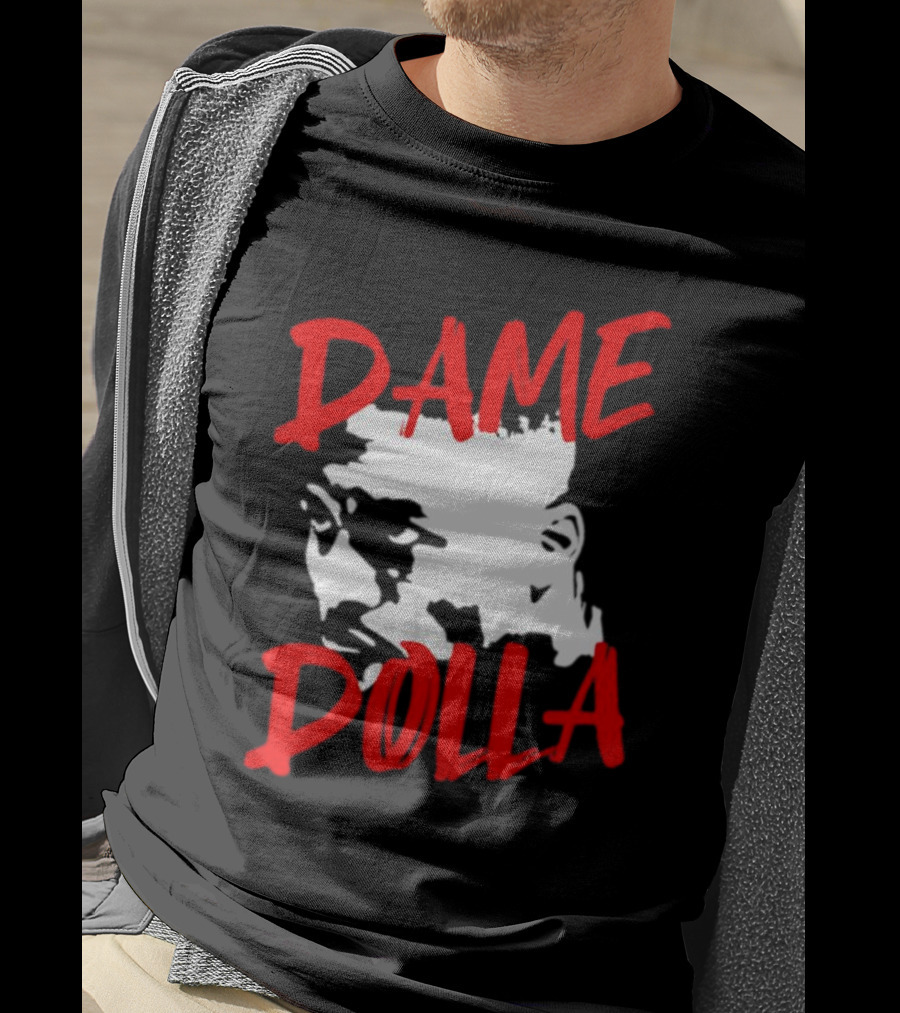 Dame Dolla Face Portrait Star Blazers T-Shirt