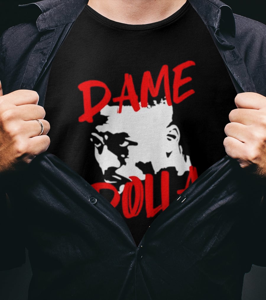 Dame Dolla Face Portrait Star Blazers T-Shirt
