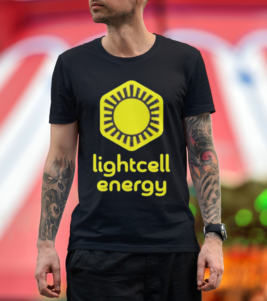 Danielle Fong Lightcell Energy Sunburst Hexagon T-Shirt