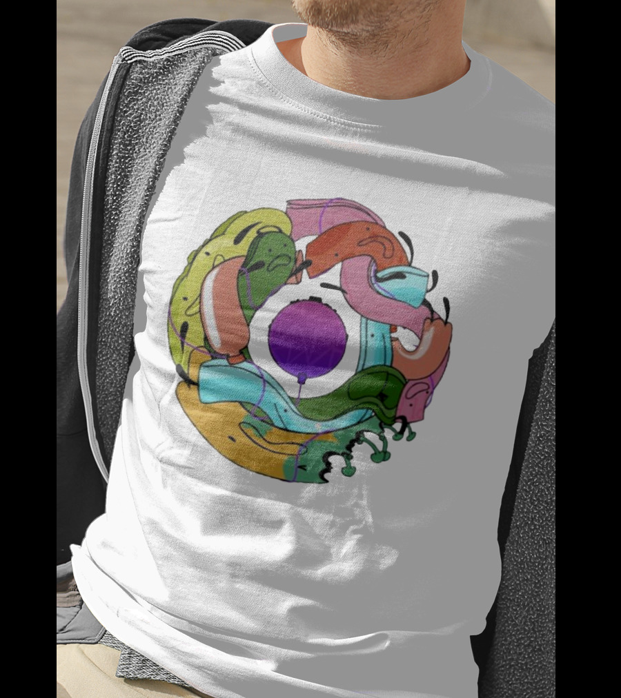 Ian's Yapinians Colorful Ring T-Shirt