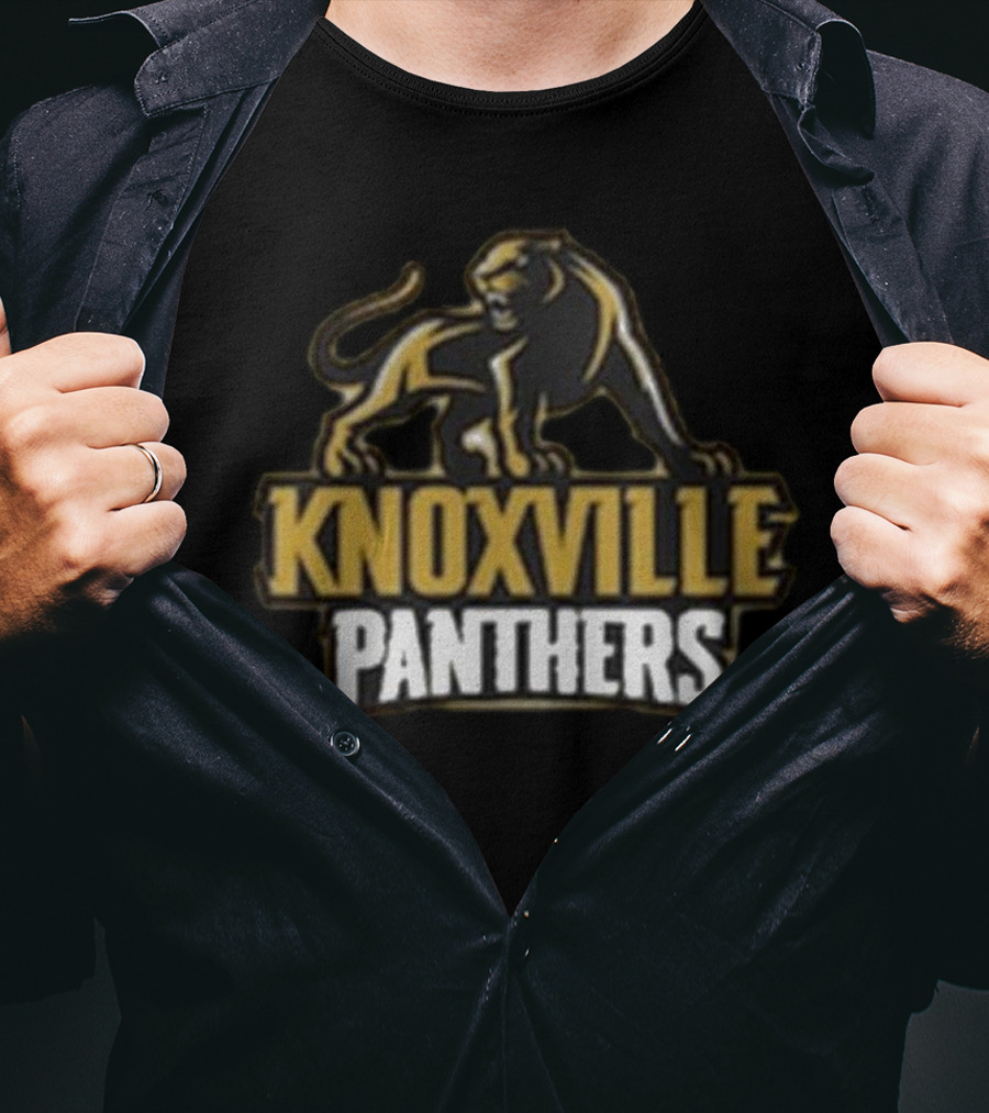 Knoxville Panthers Gold Black Panther T-Shirt