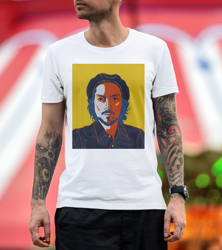 León Larregui Pintura Colorida Estilo Artístico T-Shirt