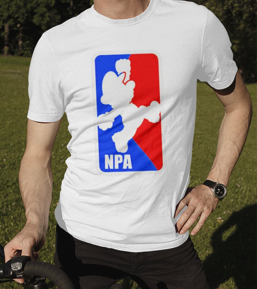 Mario NPA National Plumber Association NBA T-Shirt