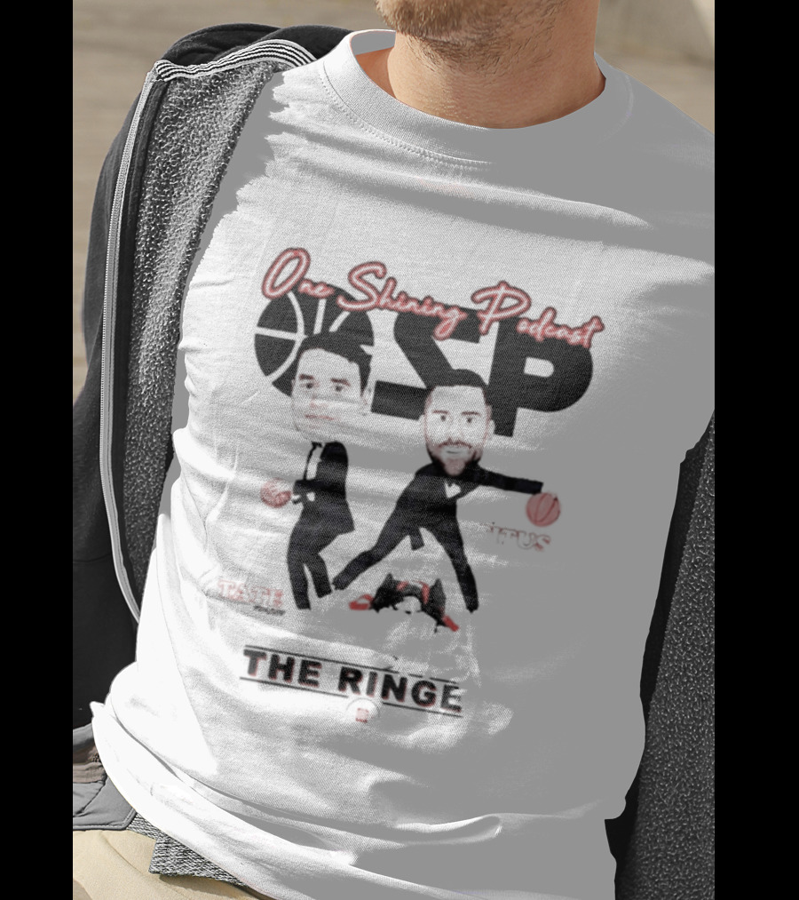 One Shining Podcast OSP Caricature The Ringer T-Shirt