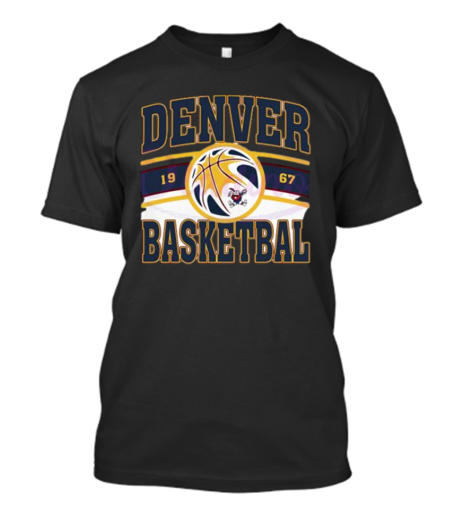 Denver Nugget 1967 Basketball Team T-Shirt