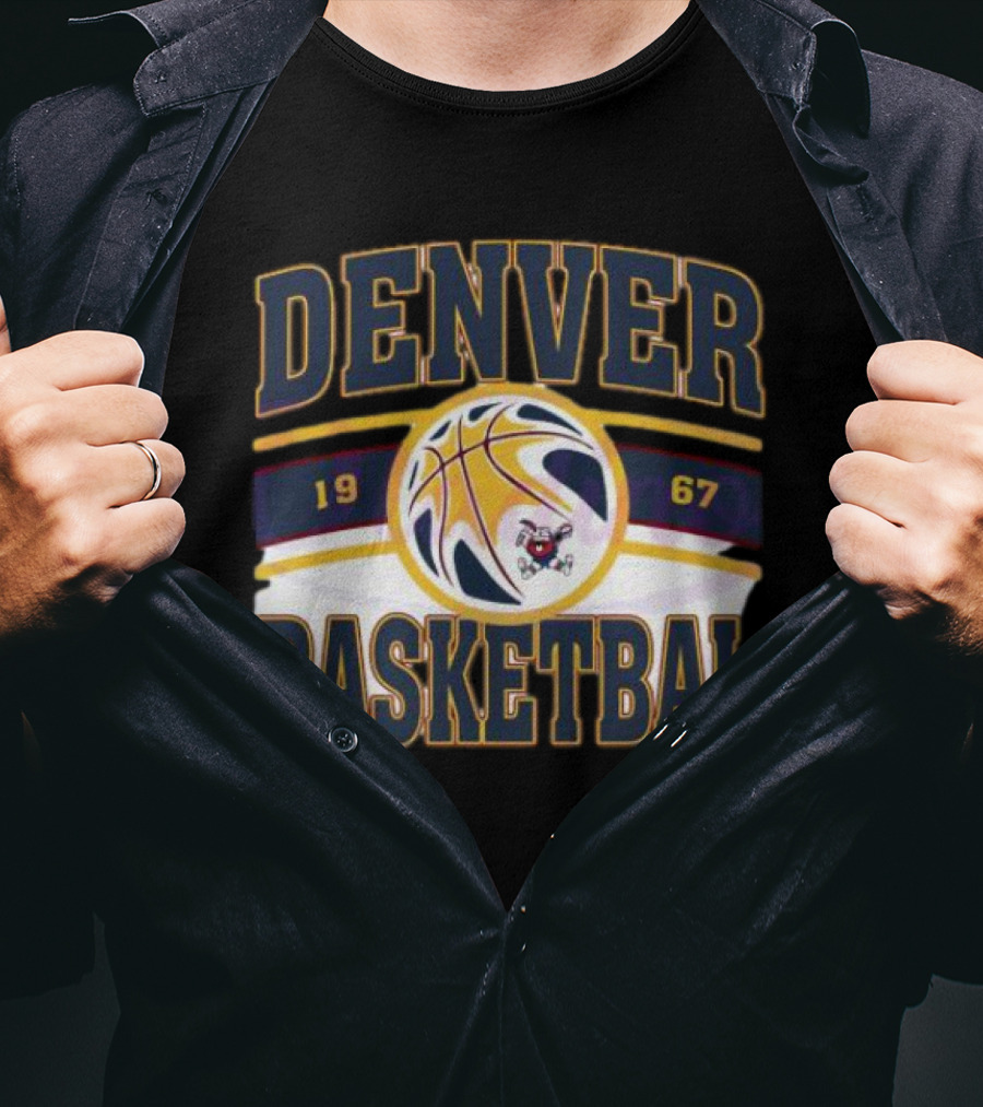 Denver Nugget 1967 Basketball Team T-Shirt