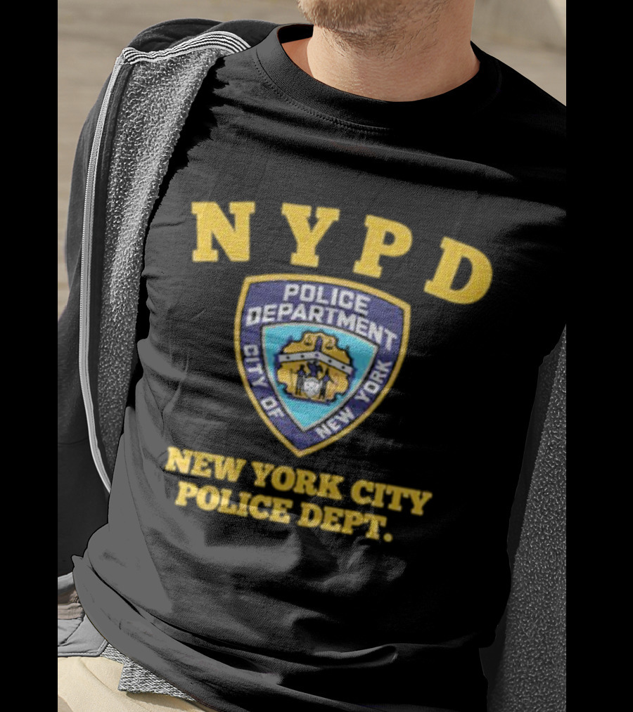 NYPD Police Department City Of New York Badge New York City Police Dept T-Shirt