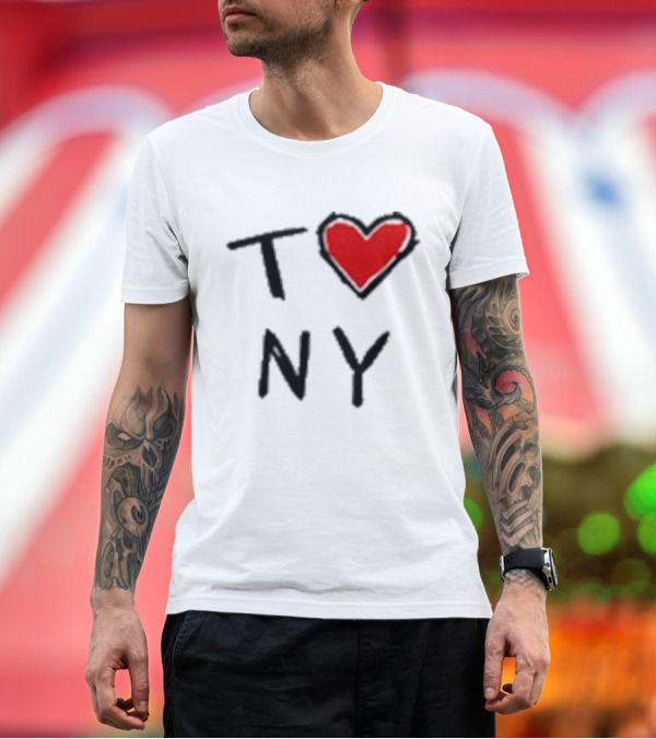 Premium T-Shirt: T Heart NY T-Shirt T Heart NY T-Shirt
