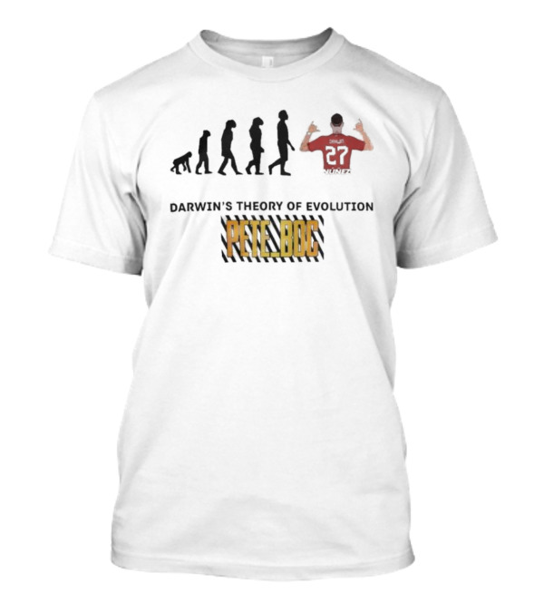 Darwin's Theory Of Evolution Pete Boc 27 Soccer Player T-Shirt