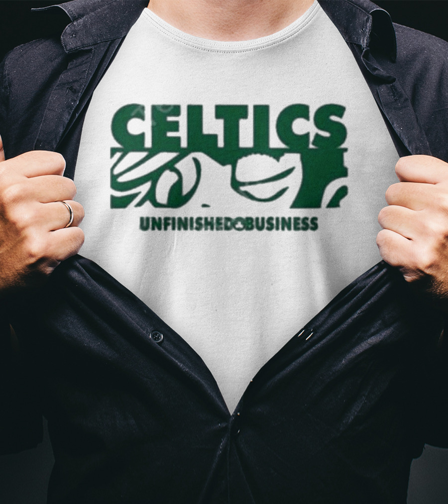 Celtics Unfinished Business Iconic Green T-Shirt