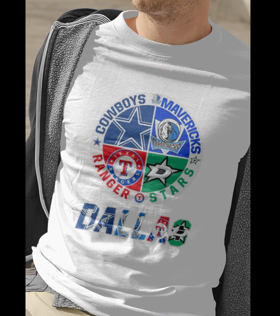 Dallas Cowboys Mavericks Rangers Stars T-Shirt