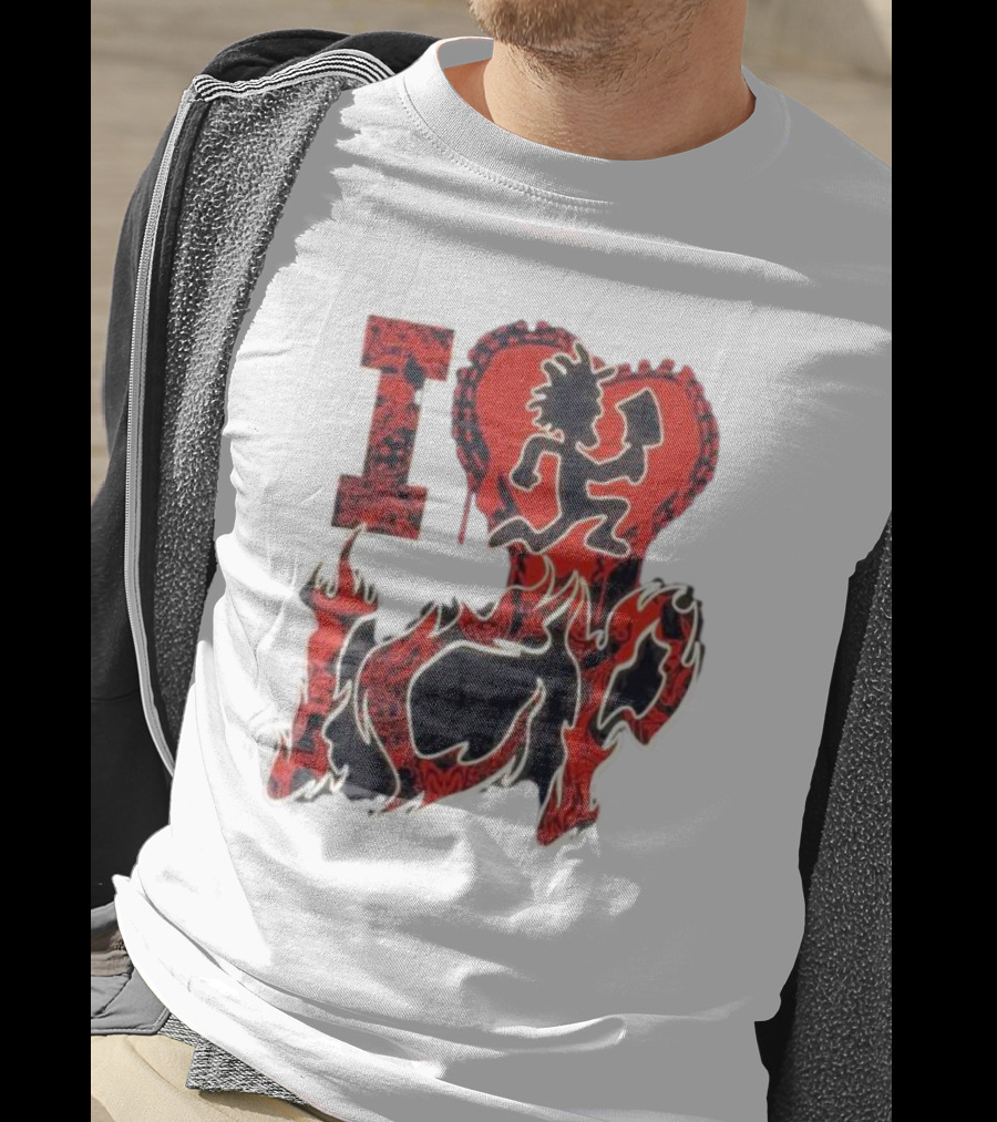 I Heart Love ICP Insane Clown Posse Juniors T-Shirt