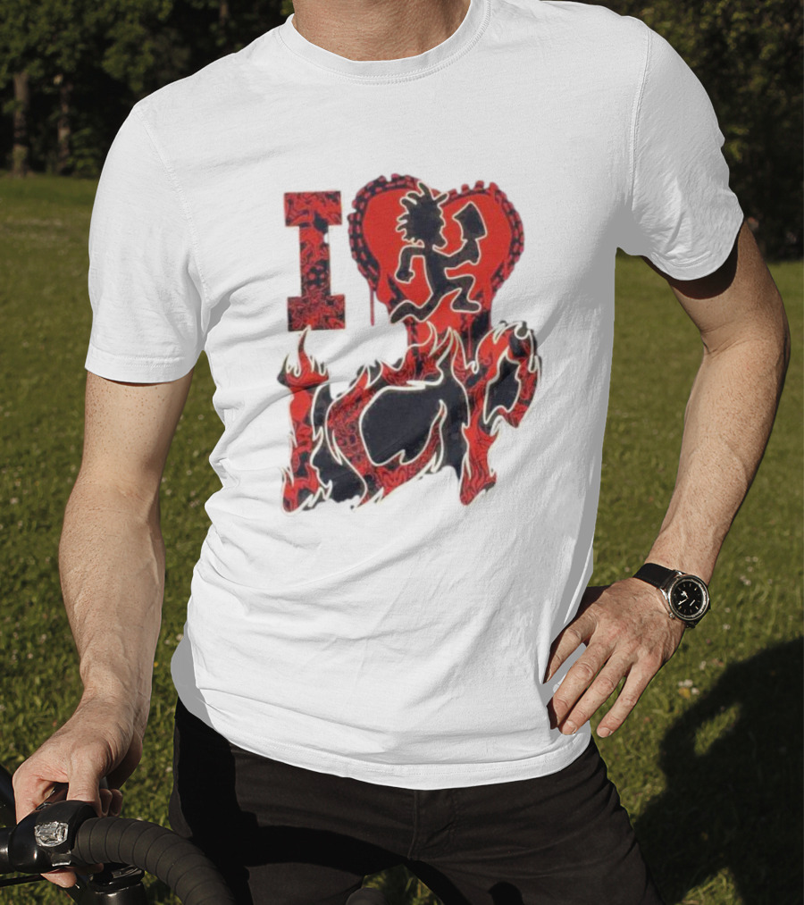 I Heart Love ICP Insane Clown Posse Juniors T-Shirt
