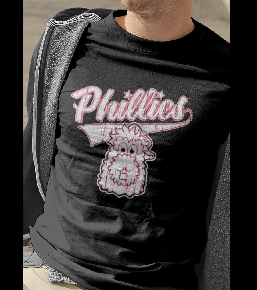 Phillies Phanatic Cartoon Head T-Shirt
