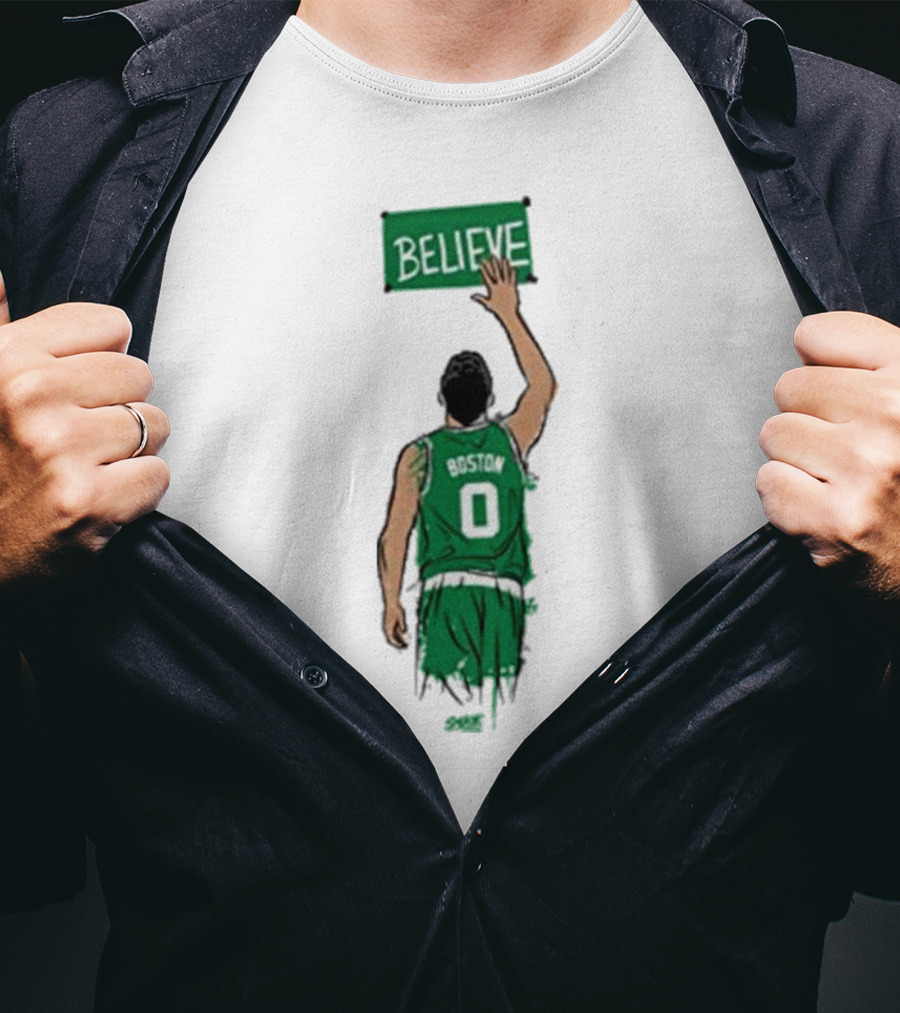 Believe Jayson Tatum Boston Celtics T-Shirt