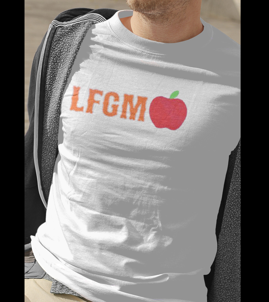 Mets Merized LFGM Apple Fan T-Shirt