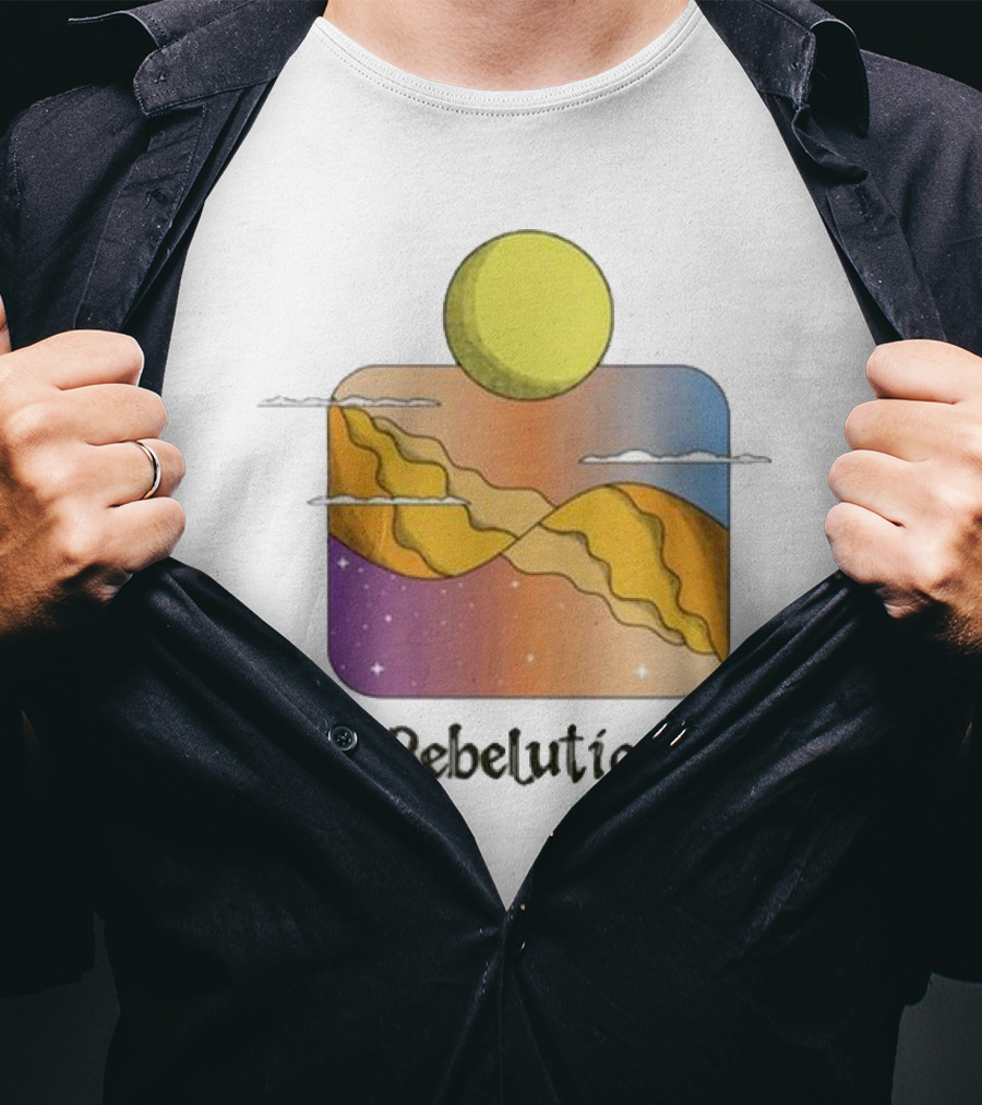 Rebelution Reflections Desert Sun And Mountains T-Shirt