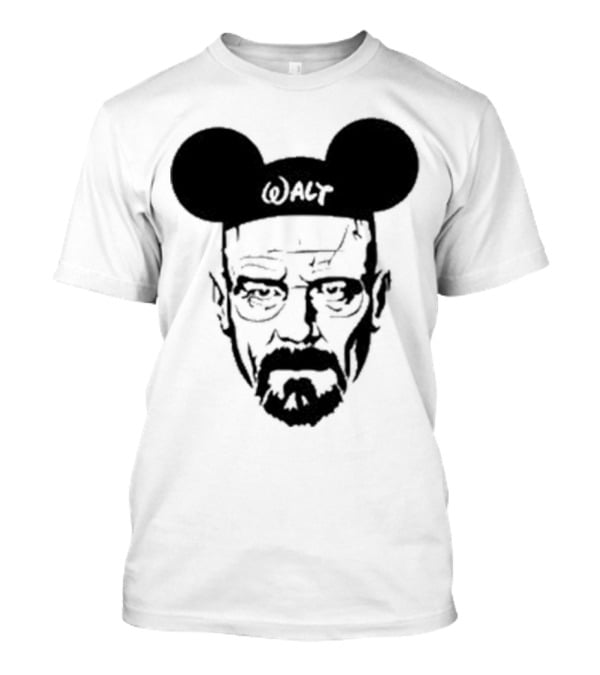 Walt Heisenberg With Mickey Mouse Ears Vintage Mashup T-Shirt