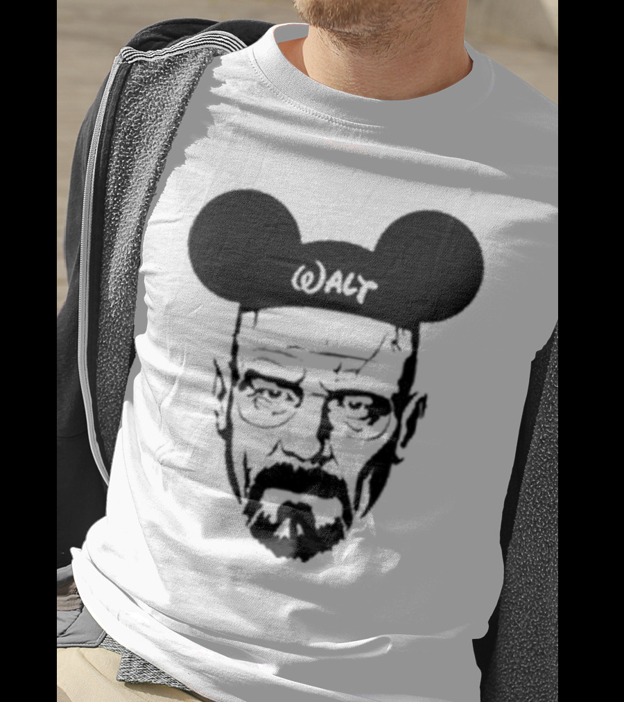 Walt Heisenberg With Mickey Mouse Ears Vintage Mashup T-Shirt