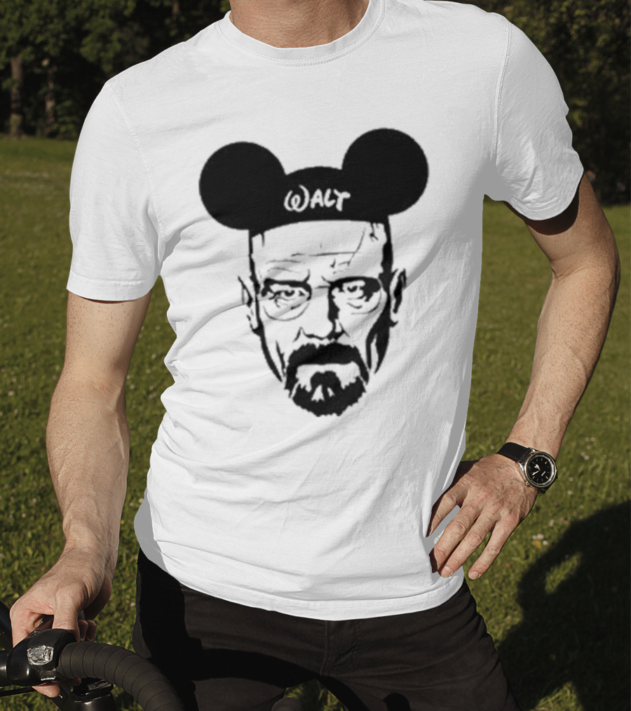 Walt Heisenberg With Mickey Mouse Ears Vintage Mashup T-Shirt