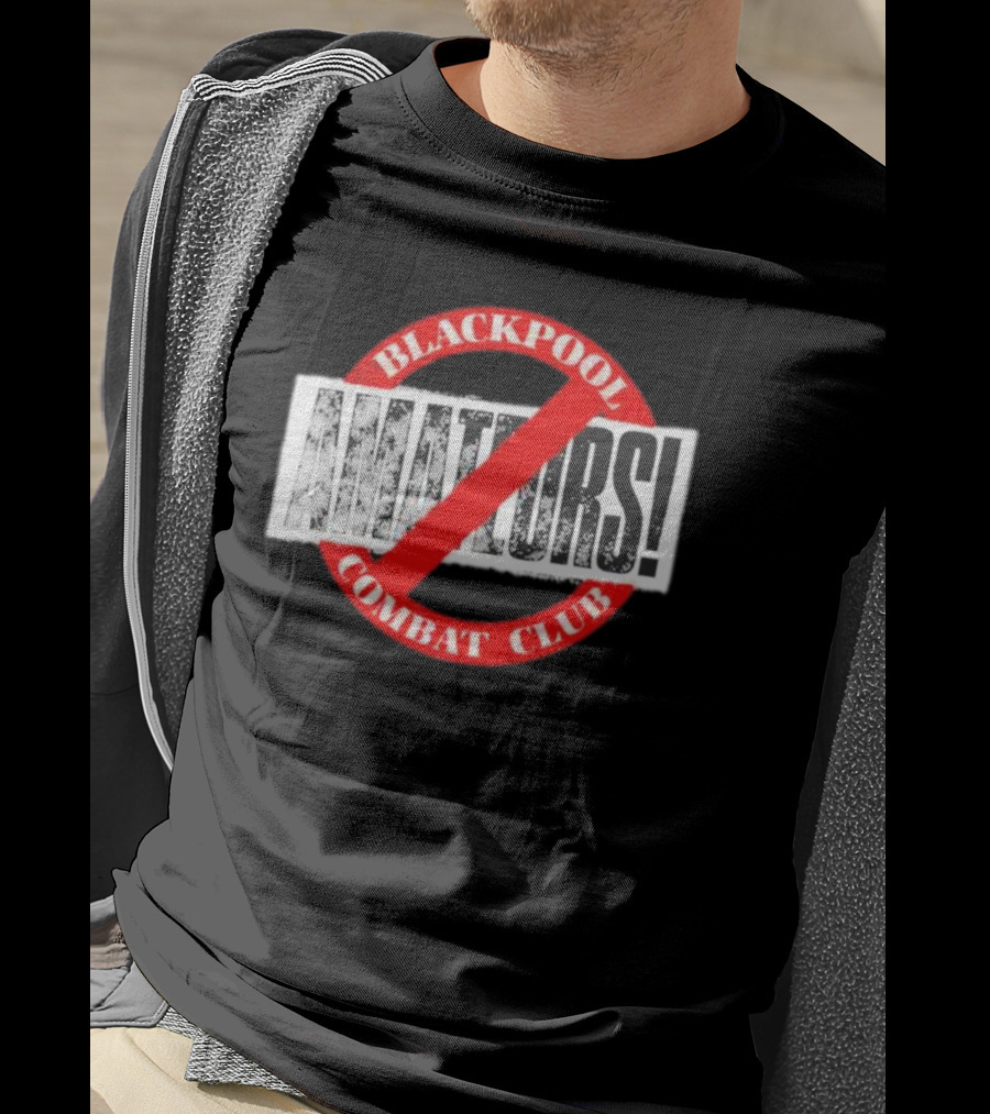 Blackpool Combat Club No Amateurs T-Shirt