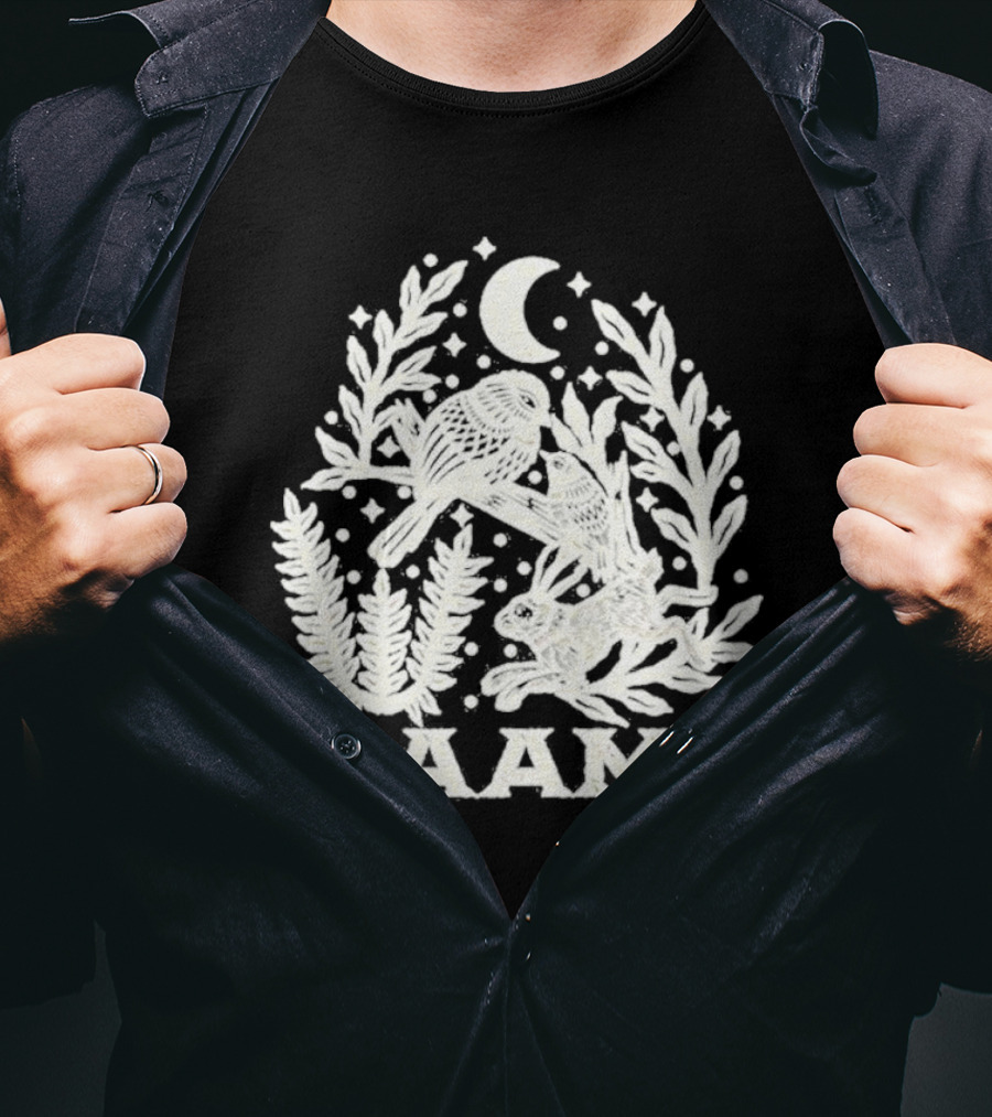 CAAMP Bird Moon Nature Scene T-Shirt