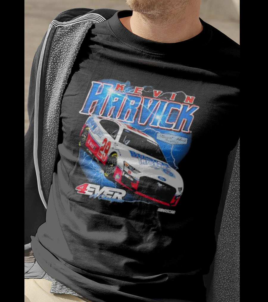 Kevin Harvick 4Ever A Champion Stewart-Haas Racing NASCAR Lightning Car T-Shirt