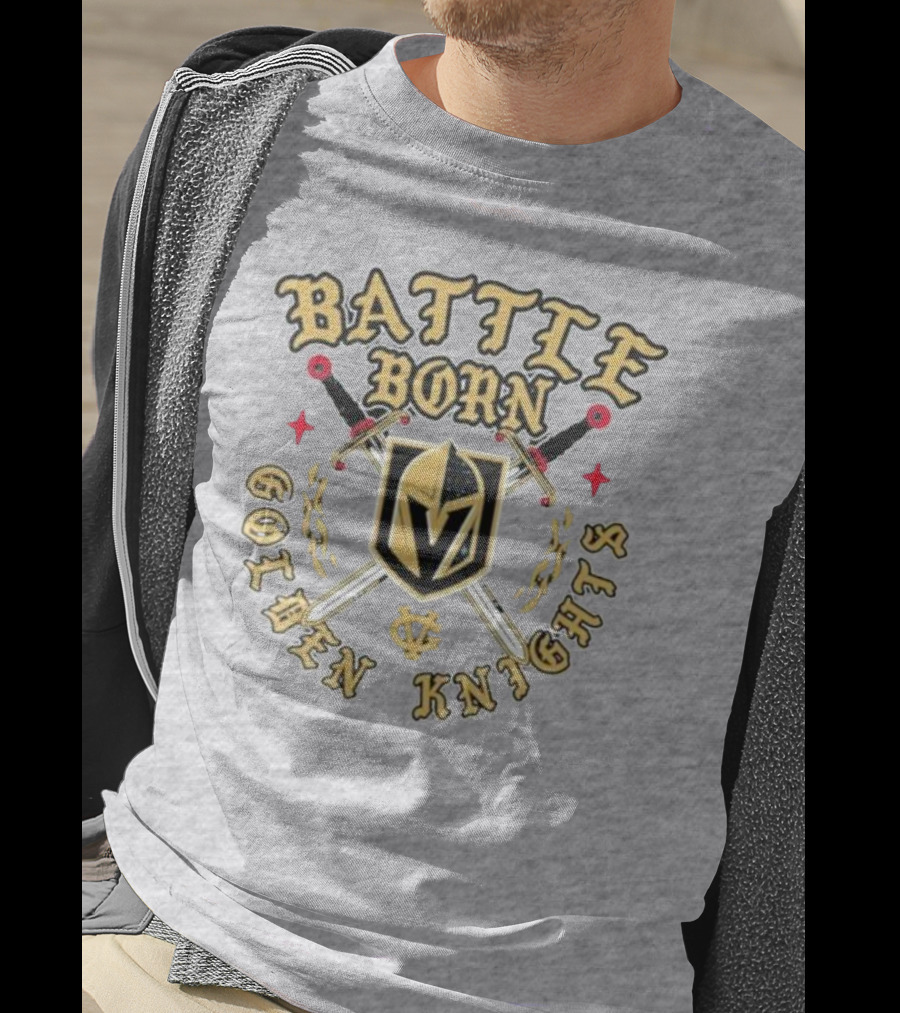 Battle Born Vegas Golden Knights Swords T-Shirt