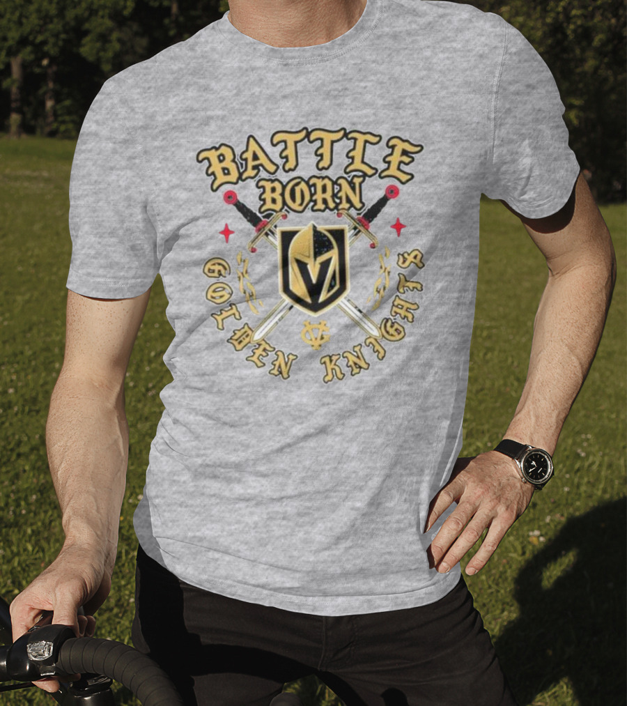 Battle Born Vegas Golden Knights Swords T-Shirt