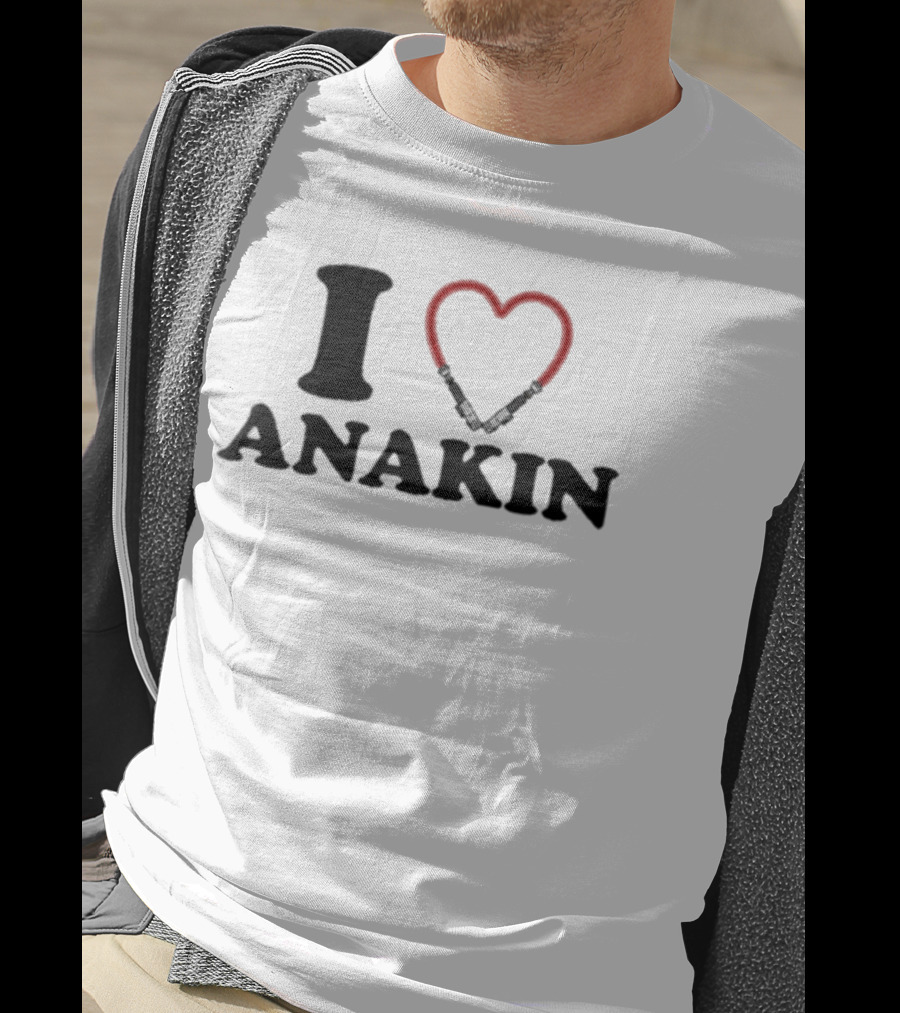 Hoesforclothes I Heart Anakin Lightsaber Love T-Shirt