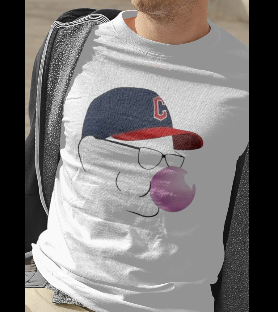 Cleveland Guardians Tito Bubblegum Baseball Hat T-Shirt