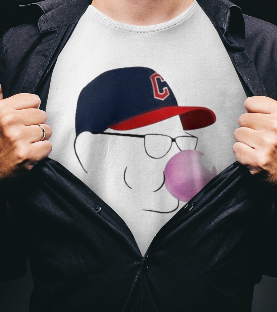 Cleveland Guardians Tito Bubblegum Baseball Hat T-Shirt