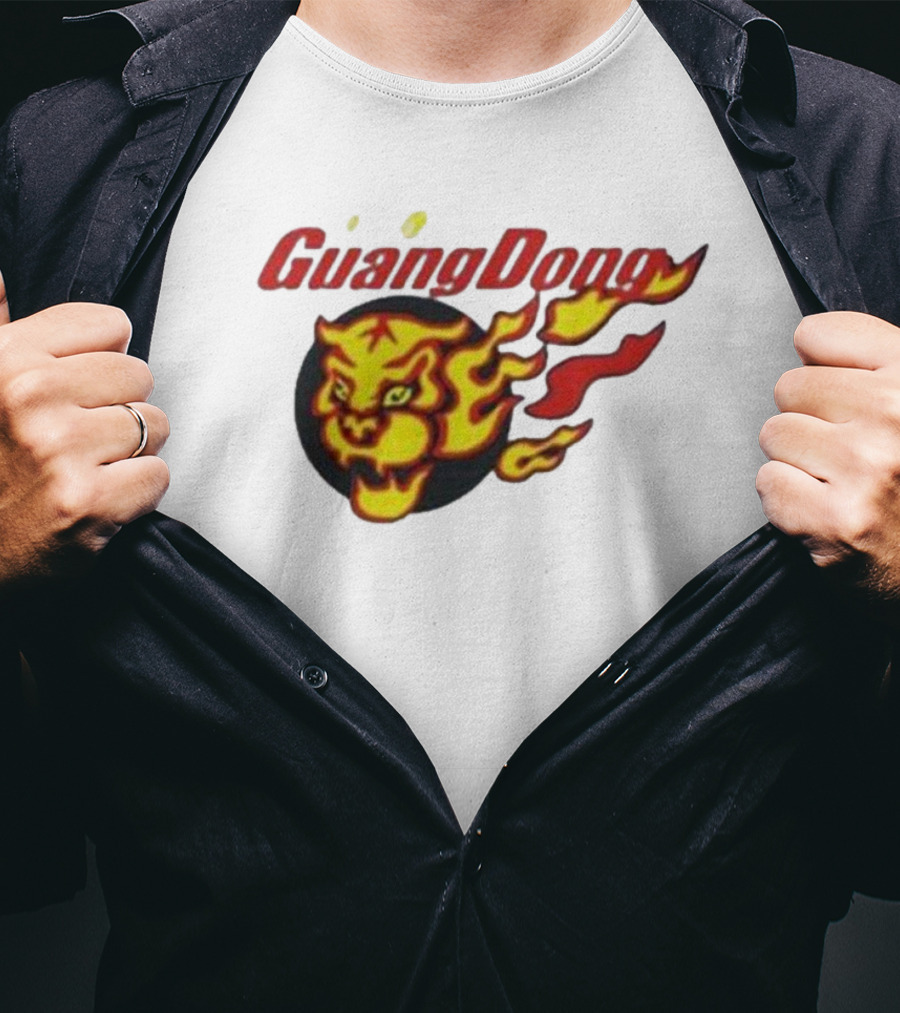 Guangdong Tigers Jordan Poole Jersey Basketball Flame T-Shirt