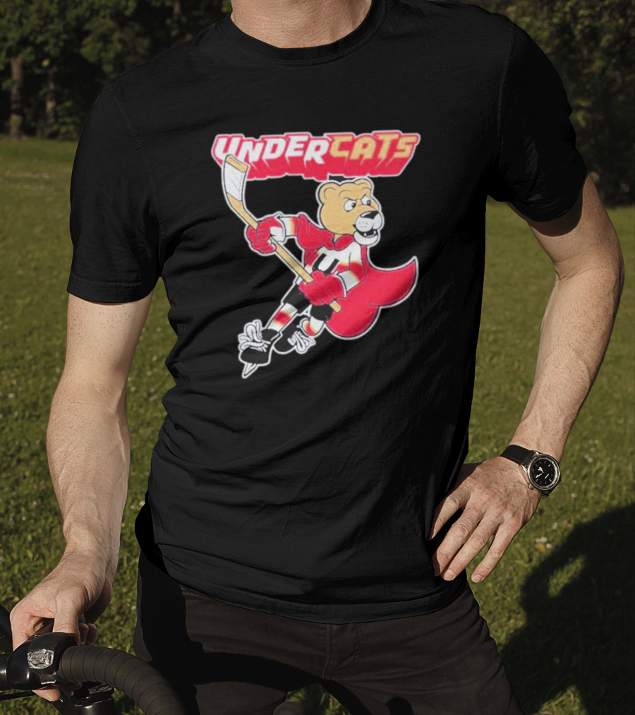 Undercats Florida Panthers Cartoon Hockey Character T-Shirt
