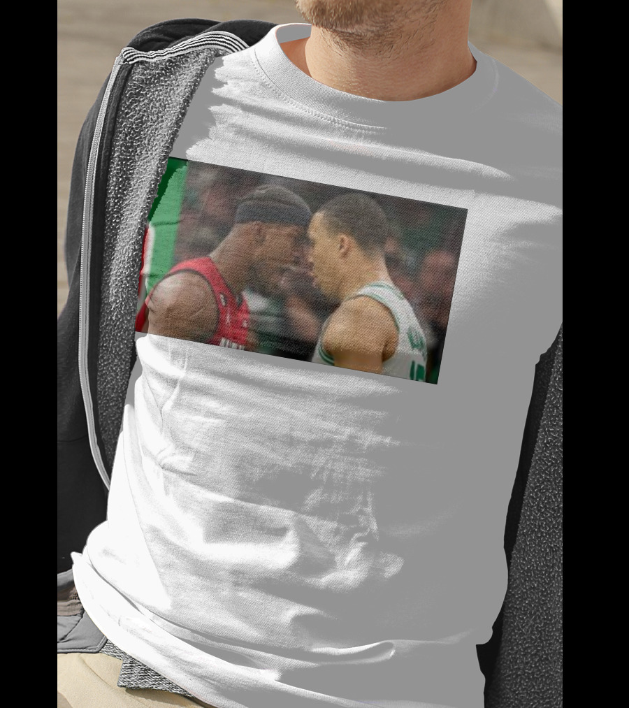 Jimmy Butler Grant Williams Faceoff Heat Celtics T-Shirt