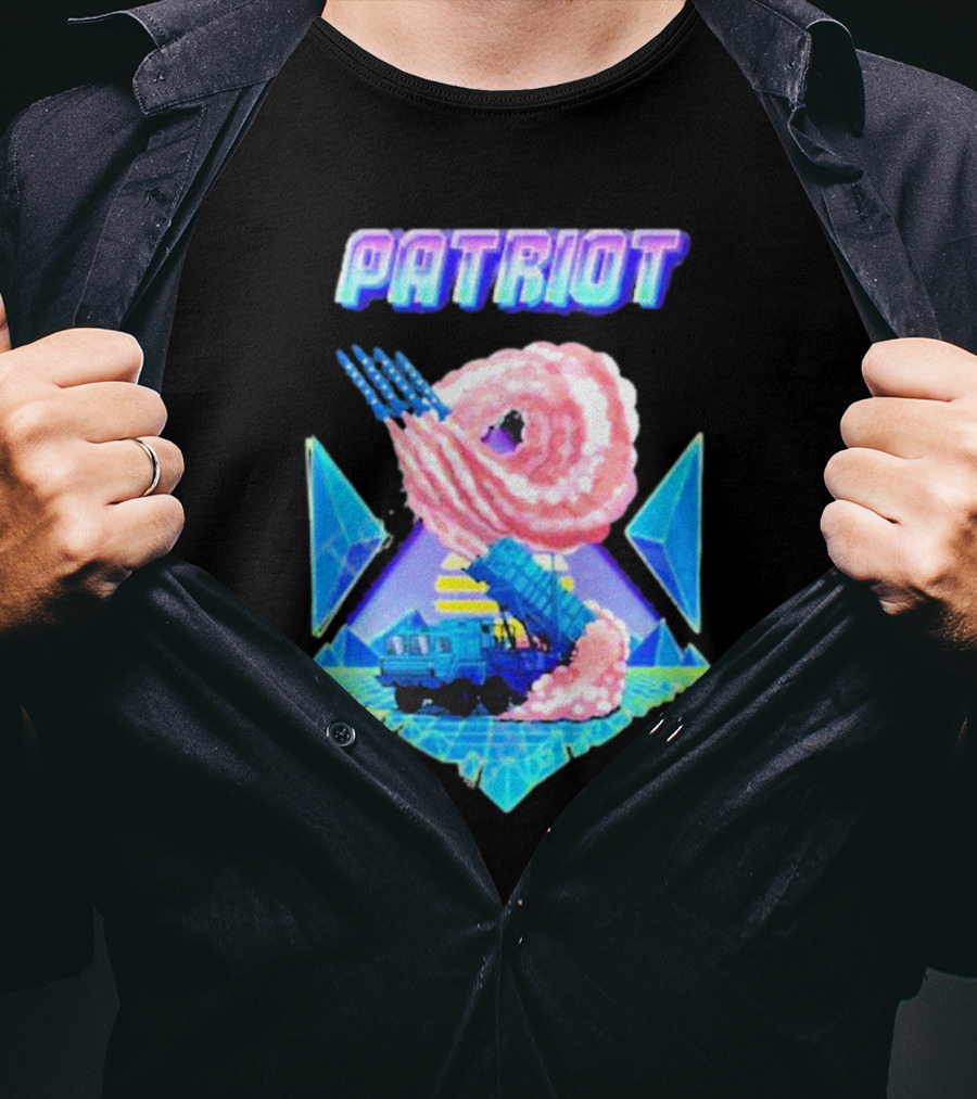 Saint Javelin Patriot Missile Truck Vaporwave Xeon 90s Aesthetic T-Shirt