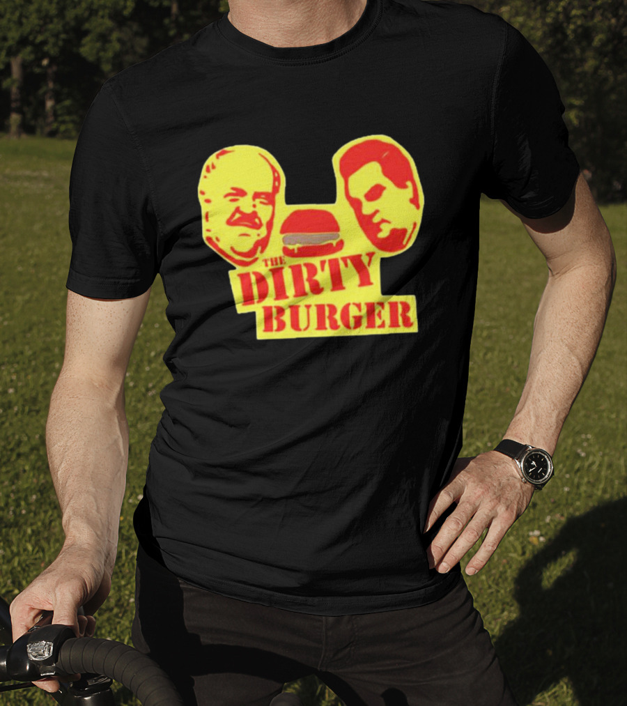 THE DIRTY BURGER Faces And Burger T-Shirt