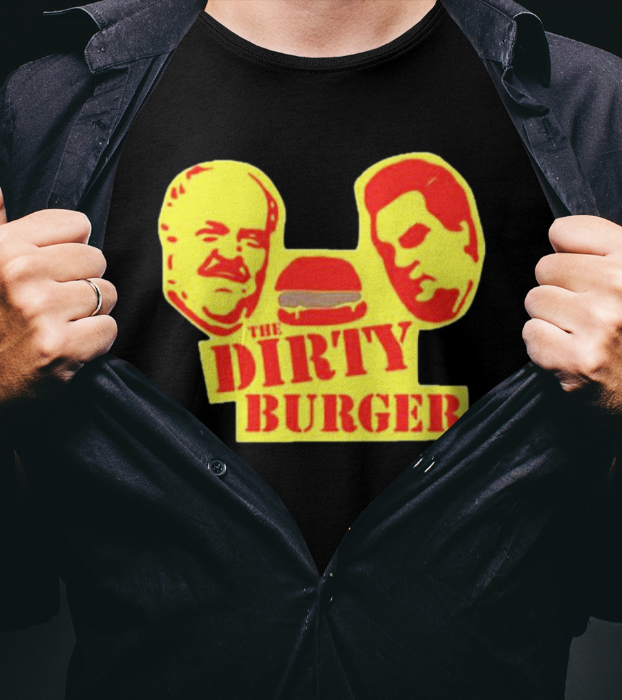 THE DIRTY BURGER Faces And Burger T-Shirt